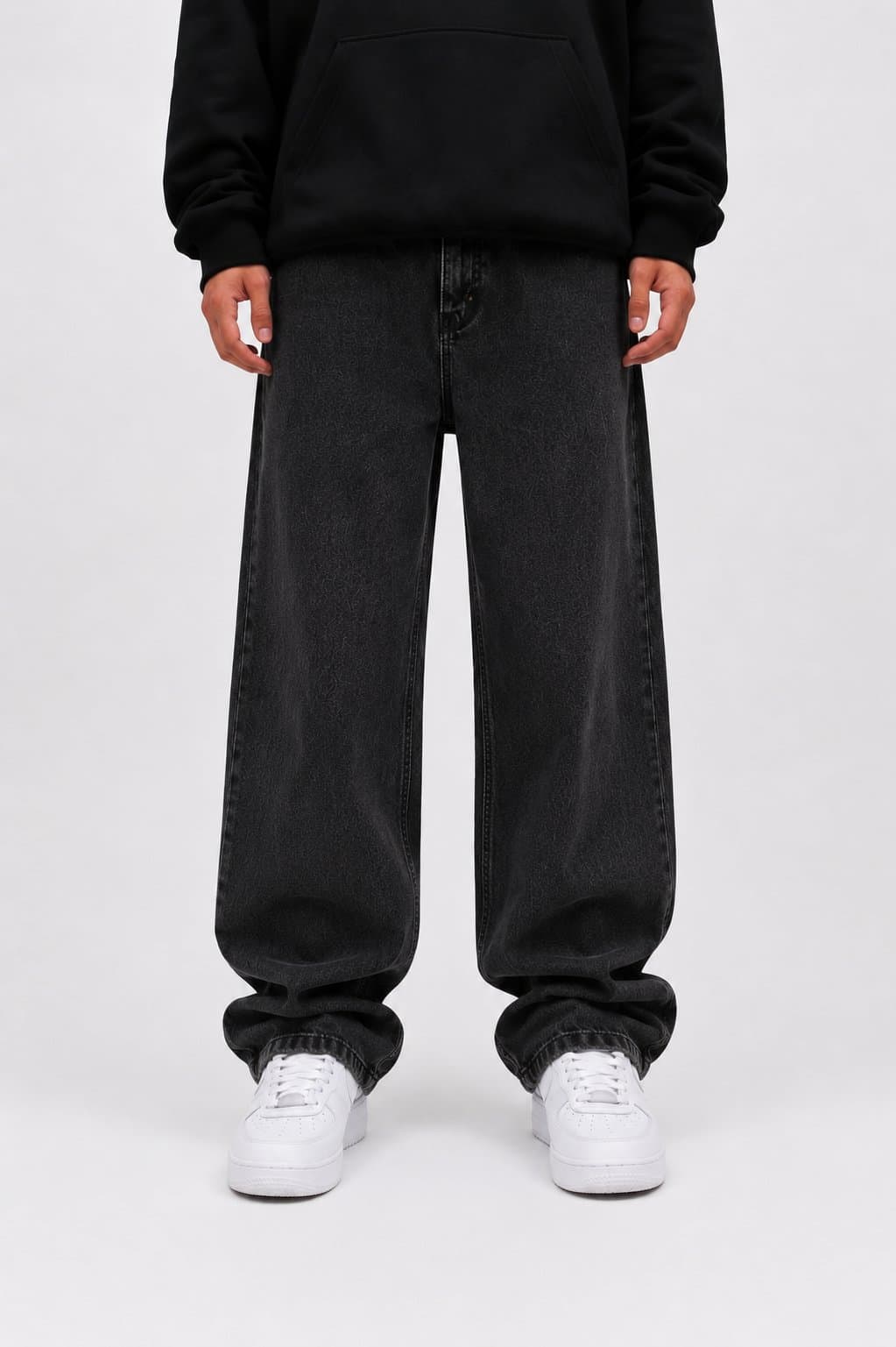 Siyah Baggy Jean